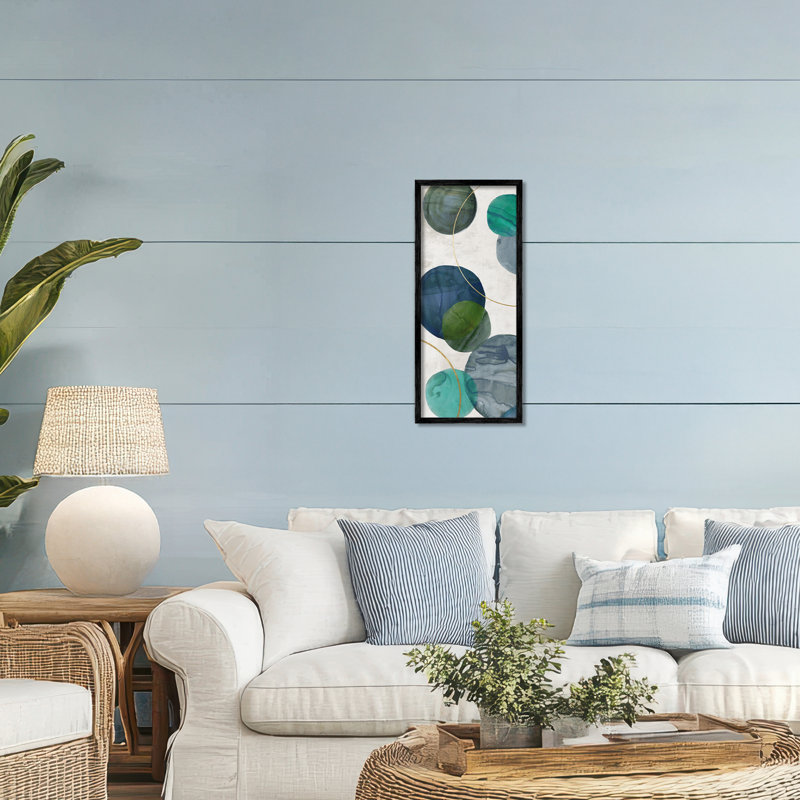 Giclée encadrée, conception par Jacob Q, H 24 po x l 10 po, Giclée encadrée noir minuit