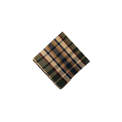 Vincenza Cotton Plaid Square Napkin