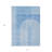 HomeRoots 3' X 5' Sky Blue And Denim Blue Geometric Washable Indoor Outdoor Area Rug