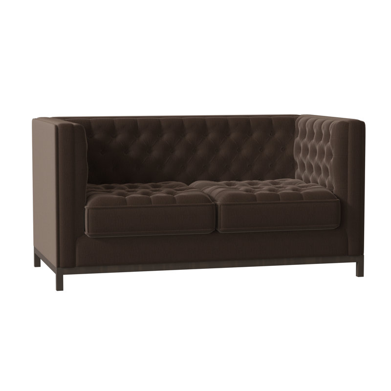 Causeuse Jess, Expresso Encore, Brun acajou