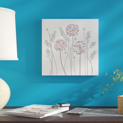 Allium - impression sur toile