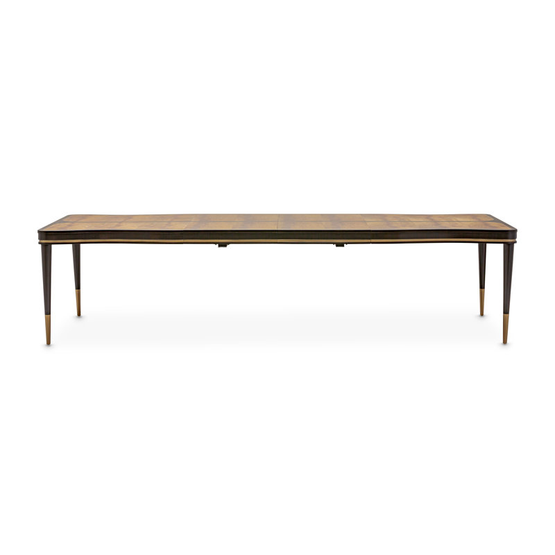 Malibu Crest Extendable Mahogany Solid Wood Base Dining Table