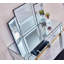 Mirror Desktop Dressing Table, 2 Drawer Dressing Table, Suitable for Female and Girl Home Offices