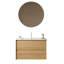 Meuble-lavabo de salle de bain de 76 cm (30 po), contreplaqué, lavabo en céramique blanche, chêne, tiroirs de rangement, meuble-lavabo préassemblé avec meuble en contreplaqué de 76 cm (30 po), Hike