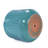 Handmade Ceramic Planter, 16 Inch Diameter, Teal Green With Textured Groove Pattern, For Monstera And Fiddle Leaf Fig, Indoor/Outdoor Doorway Use, Breathable Clay