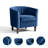 Torrence Upholstered Barrel Chair with Ottoman-921260268-921260271