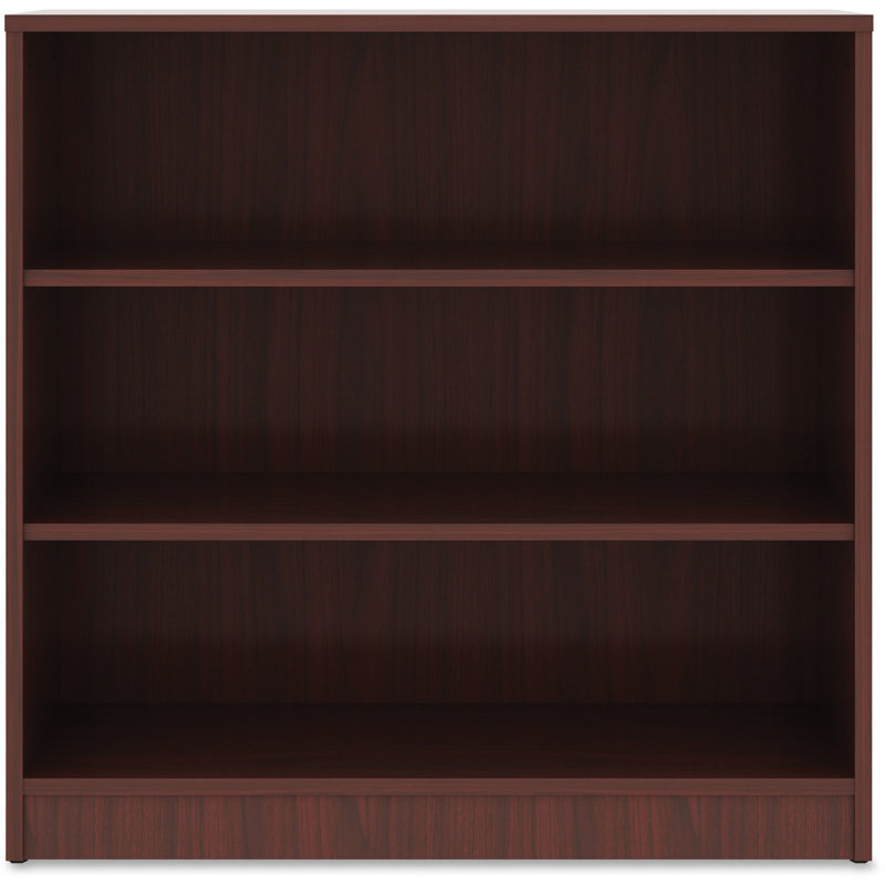 Orlanda Bookcase, Mahogany, (3 Shelves) 36" H x 36" W x 12" D