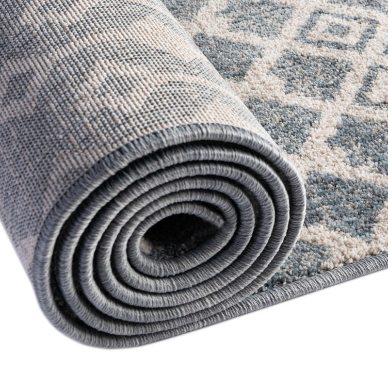 Barnkine Geometric Indoor Rug, Round 3'3"