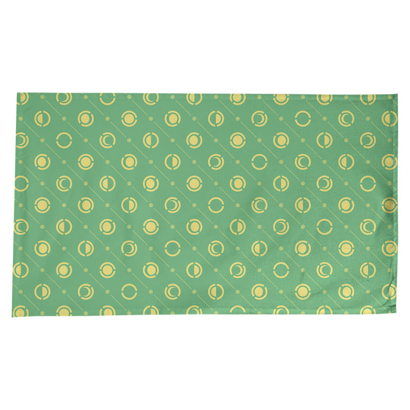 Nappe des phases de lune classiques, Jaune/vert