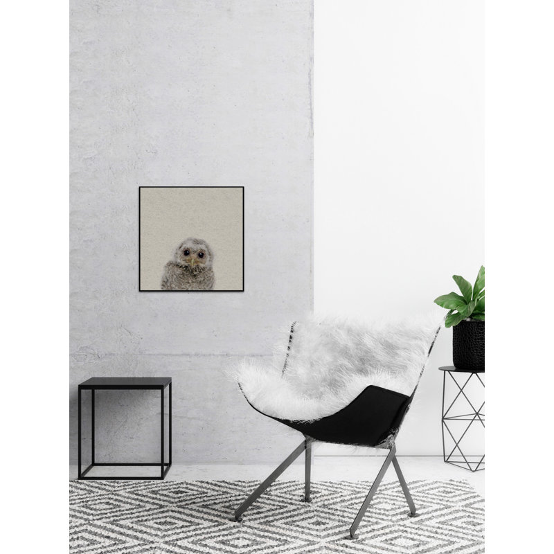 «Peekaboo II», reproduction sur toile avec cadre flottant, H 40 po x l 40 po x P 1,5 po