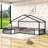 Twin And Twin L-Shaped Metal Montessori Bed With Fence-1726507418