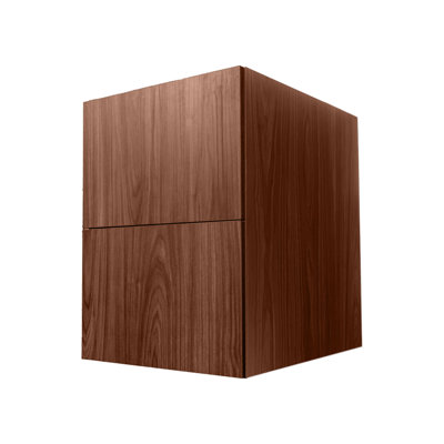 12'' Floating Bathroom Vanity Base Two Drawers Ready-to-Assemble