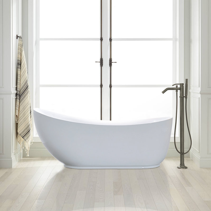 71" x 35" Freestanding Soaking Bathtub