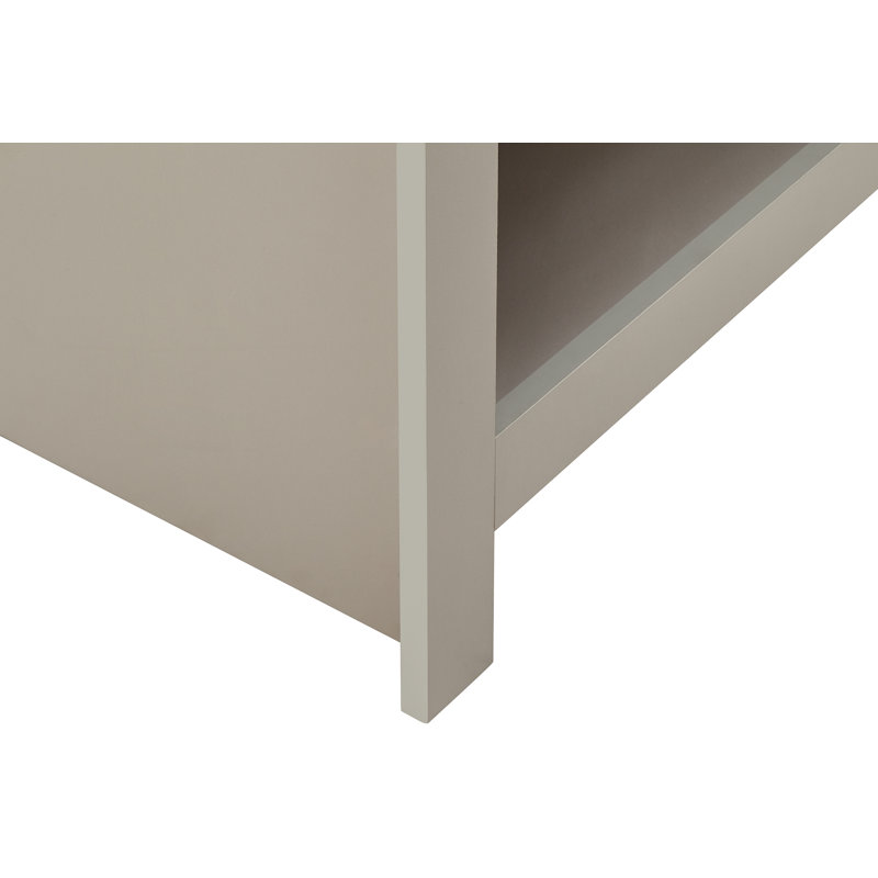 Bryson 8 Pair Shoe Storage Bench, Grey