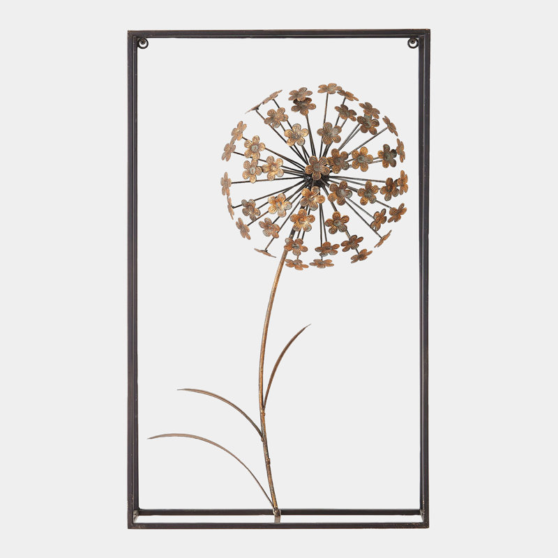 Dandelion Wall Decor-Antique Gold