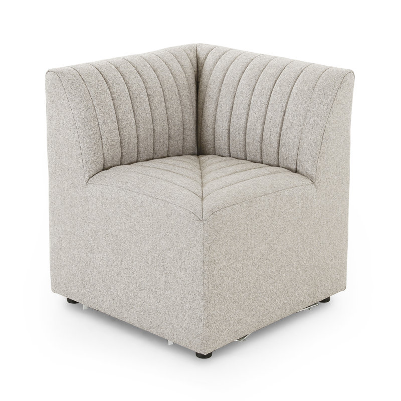 Grayson Tufted Chair, Orly Natural