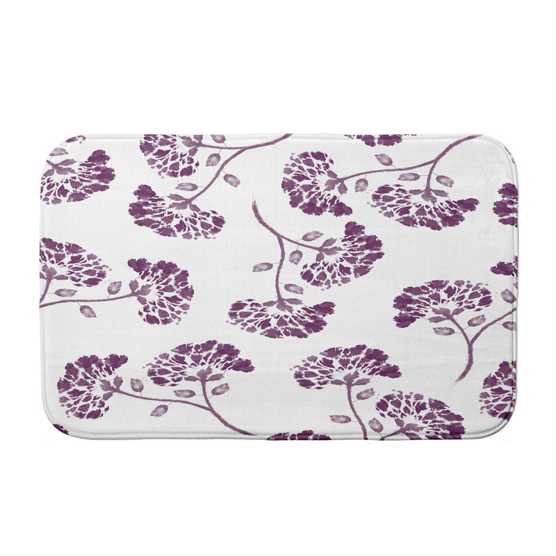 Lower Shockerwick Non-Slip Bath Mat, 21" W x 34" L, Coral