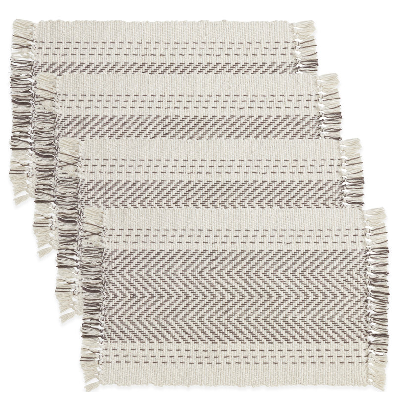 Napperon en coton 19 po Schantz, Gris