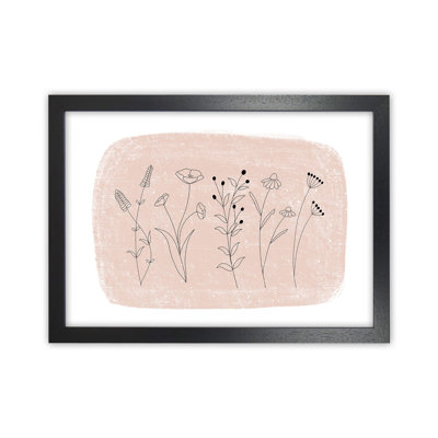 Dalia Chalk Landscape Floral by Pixy Paper - Print