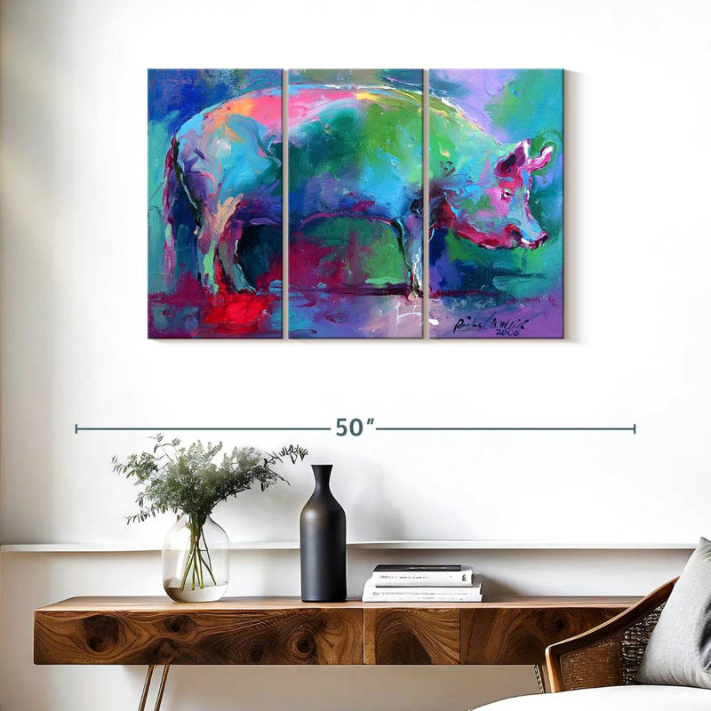 Brampt Pig II, 24" H x 38" W