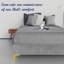 Cadre de lit / sommier en bois de qualité supérieure en velours de 15 po Karvin, durable, élégant et multicolore-88933201-88933195