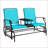 Outdoor Glider Bench With Center Table
