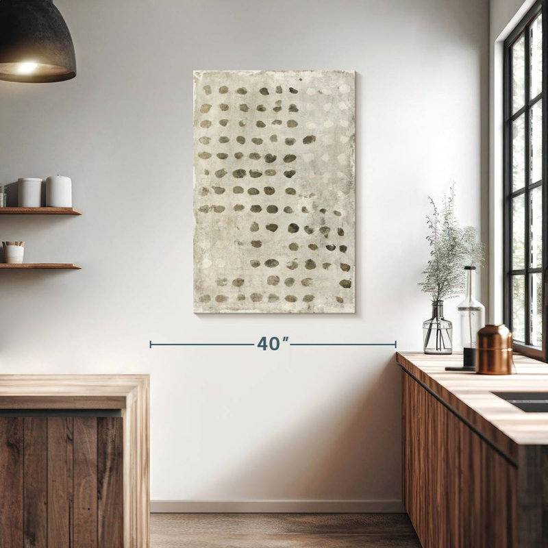 Textured Dot Grid, 39" H x 26" W
