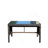 Outdoor Patio Furniture 1 Coffee Table With Clear Tempered Glass