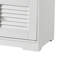 Banc de rangement pour chaussures 28,74 po avec armoire 2 portes