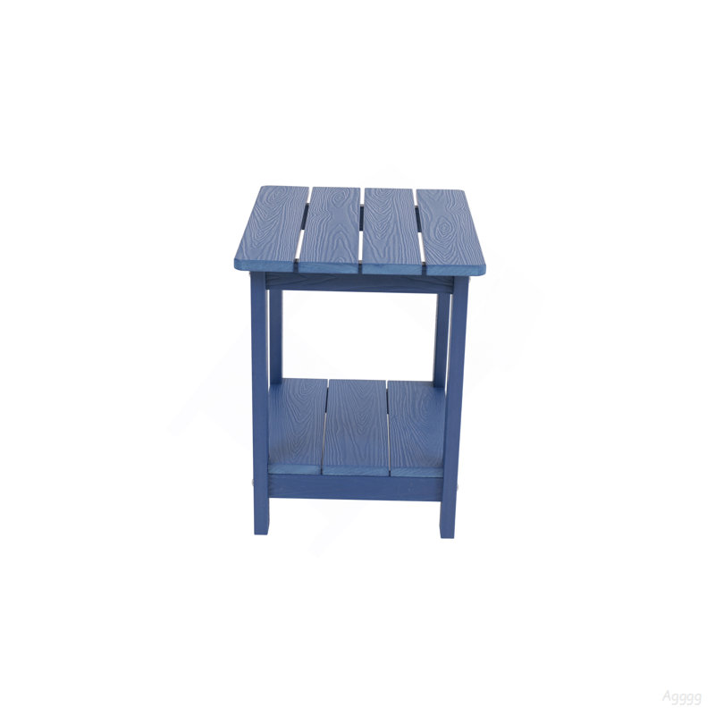 Élégante table d'appoint parfaite pour les collations de plein air et les douces après-midi de détente, Bleu très foncé