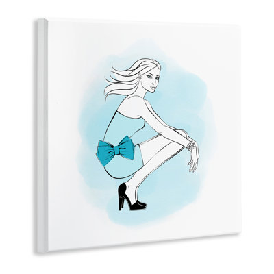 «Girl with Blue Bow» par Martina Pavlova