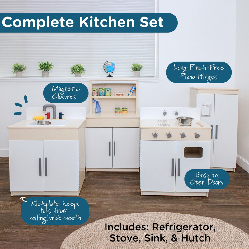 4-Piece Complete Kitchen Set - Assembled