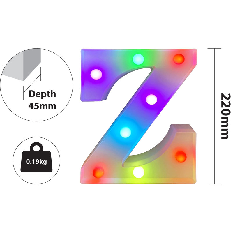 Senters 22 cm H LED Sign