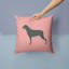 Coussin décoratif intérieur/extérieur carré rottweiler-22325744-22325745