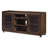 Dazya Unfinished TV Stand for TVs up to 70" with Fireplace Included