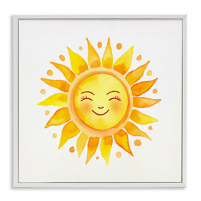 «Happy Sun Boho Rays», estampe numérique encadrée par Andrea Haase