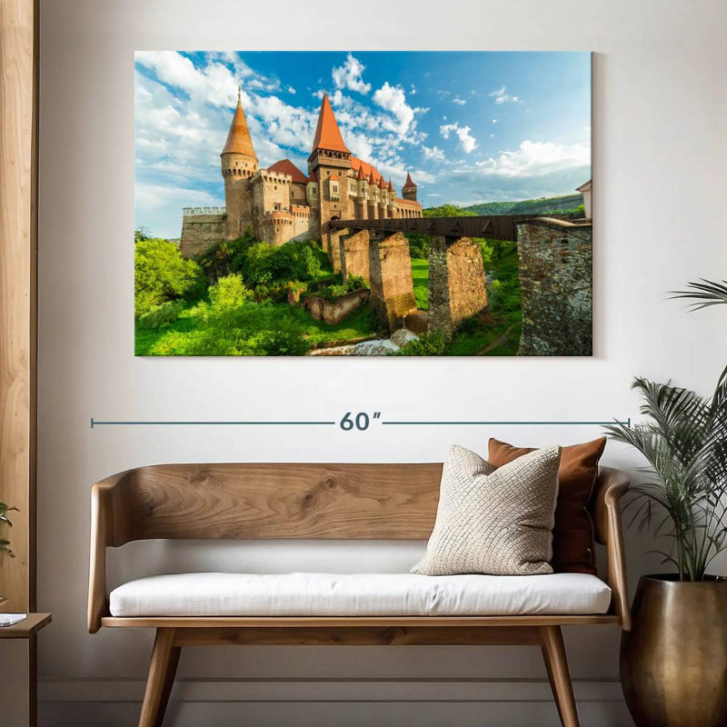 Corvin Castle In Romania, 34" H x 51" W