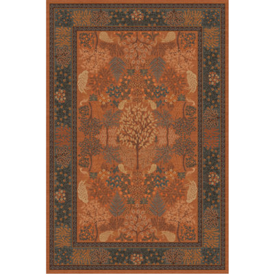 Area Rugs Machine Washable Area Rugs for Living Room Vintage Carpet Non Slip Low Pile  Soft Print Pattern for Bedroom Indoor Decor