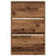 Shoe Cabinet 80 X 21 X 125.5 Cm Engineered Wood-1092215952