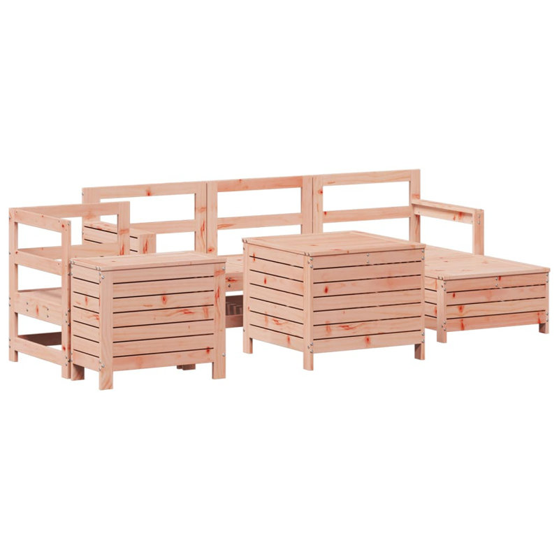 Wicker 4 - Person Garden Lounge Set