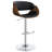 Black And Chrome Adjustable Bar Stool