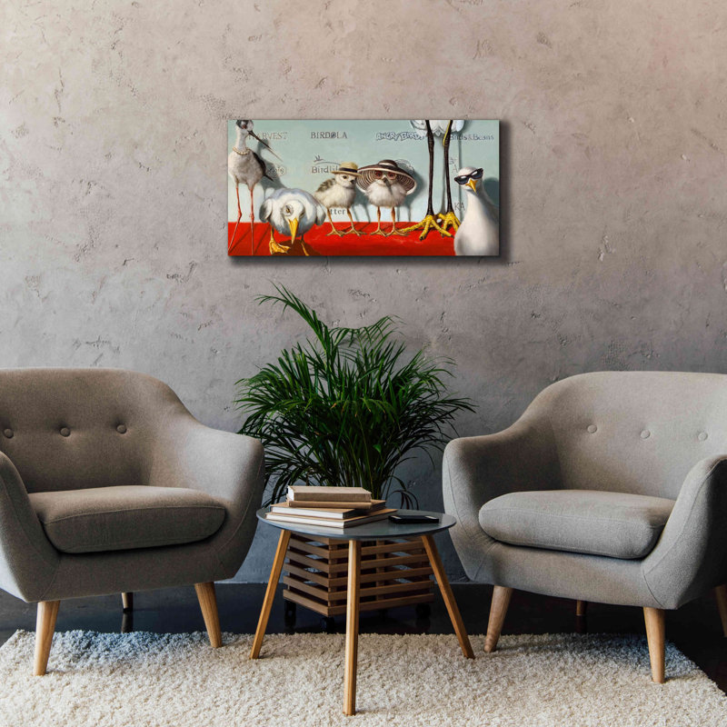 «Hampton Chicks» par Lucia Heffernan, H 20 po x l 40 po x P 1,5 po