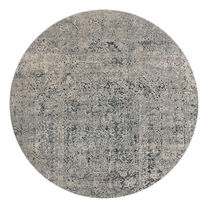 Corteney Oriental Indoor Rug, Round 7'1"