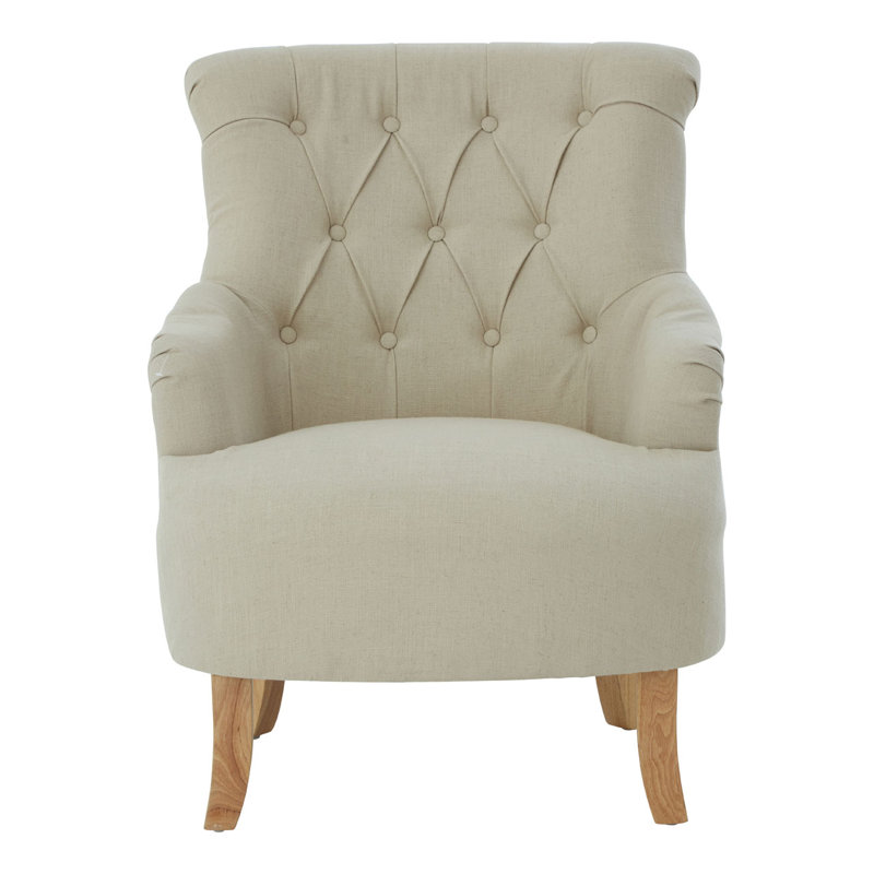 Louisa Upholstered Armchair, Black