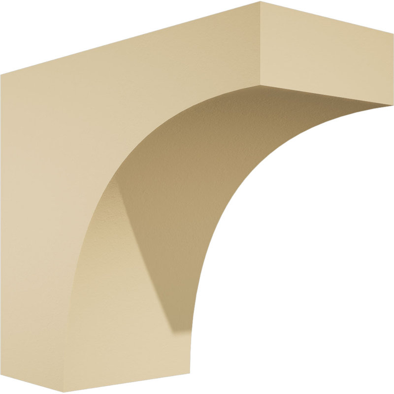 Huntington Signature Urethane Rafter Tail, Primed Tan, 10" H x 12" W x 5" D