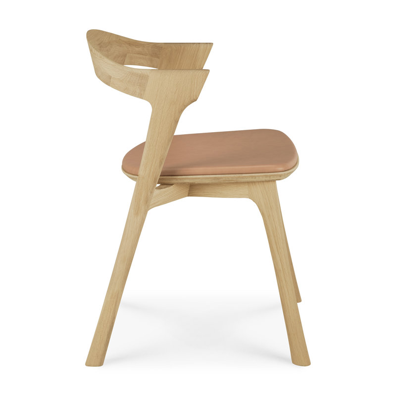Bok Leather Dining Chair, Sienna Leather, Natural