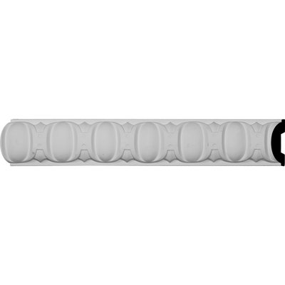 Moulure à panneau H 3 1/4 po x l 96 1/8 po x P 1 po Egg and Dart