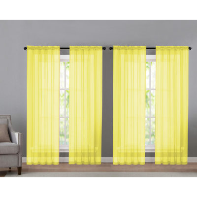 Panneau de rideau transparent d'extérieur Sarber Basic