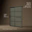 Sliding Shower Door, 75-1/2-In H X 68-1/4 - 71-5/8-In W-1461153645