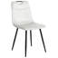 Set of 4 Dining Chairs ARGYLE Velvet-1073481006